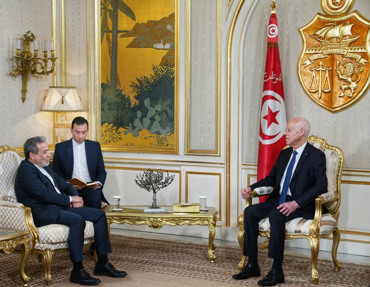 دیدار عراقچی با رئیس‌جمهور تونس