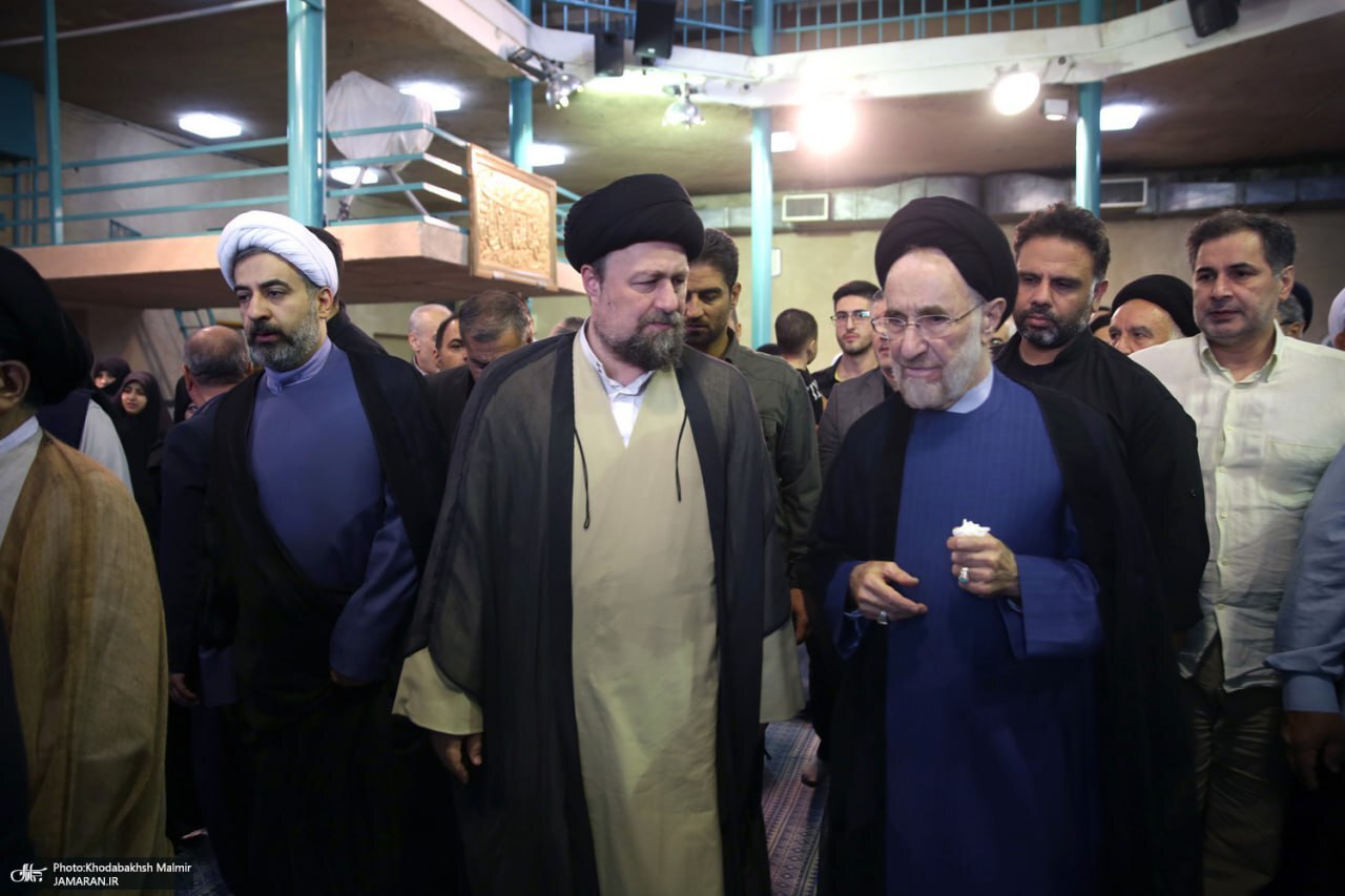 حضور محمد خاتمی در مراسم تشییع مرحوم جماعتی +عکس حضور محمد خاتمی در مراسم تشییع مرحوم جماعتی +عکس