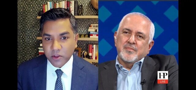 ظریف: ترامپ به یک شرط می‌تواند با ایران به توافق برسد