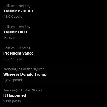 شایعه عجیب درباره ترامپ؛ مرگ یا گلف؟