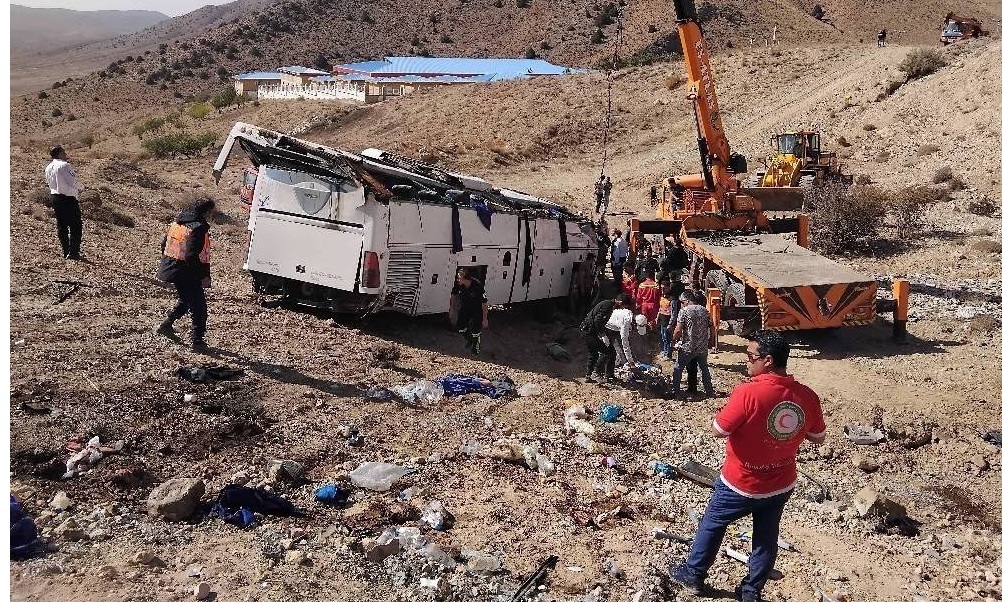 ۴ فوتی و ۲۰ مصدوم در واژگونی اتوبوس دماوند – فیروزکوه ۴ فوتی و ۲۰ مصدوم در واژگونی اتوبوس دماوند – فیروزکوه