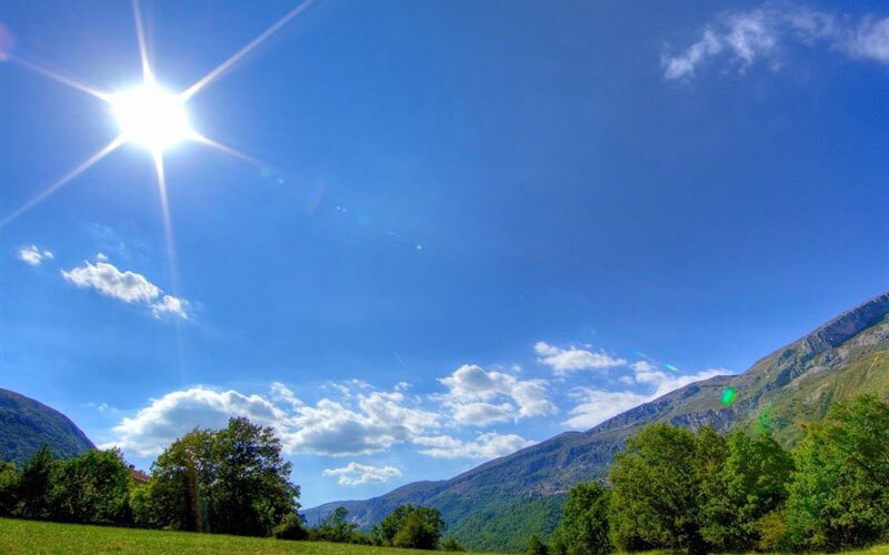 جو پایدار در کشور و بارش پراکنده در مازندران و گلستان جو پایدار در کشور و بارش پراکنده در مازندران و گلستان
