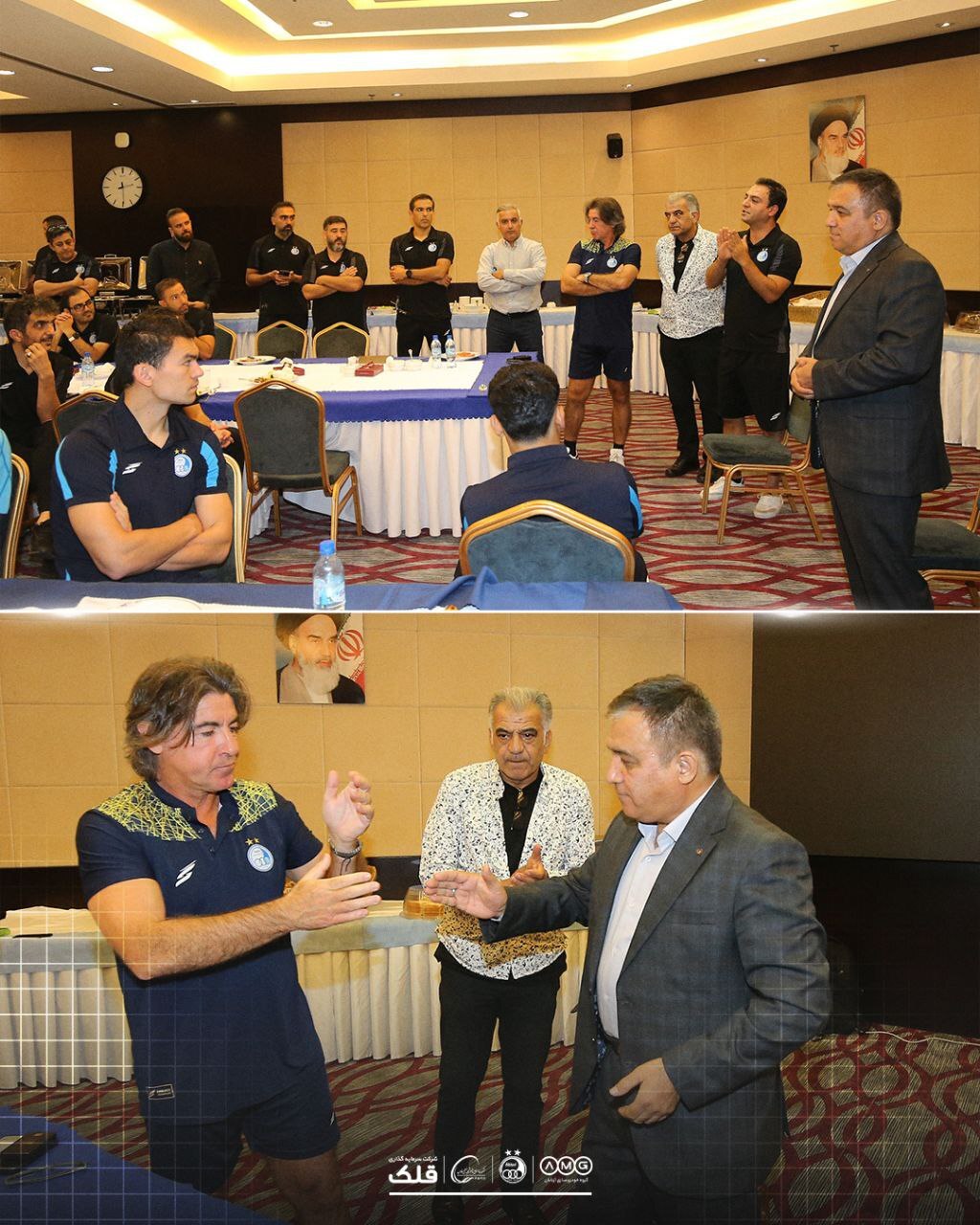 جلسه خصوصی تاجرنیا با ساپینتو؛ برای هواداران بجنگید جلسه خصوصی تاجرنیا با ساپینتو؛ برای هواداران بجنگید