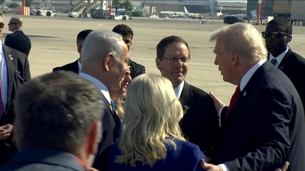 ترامپ وارد تل‌آویو شد +عکس