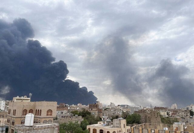 حمله هوایی اسرائیل به پایتخت یمن