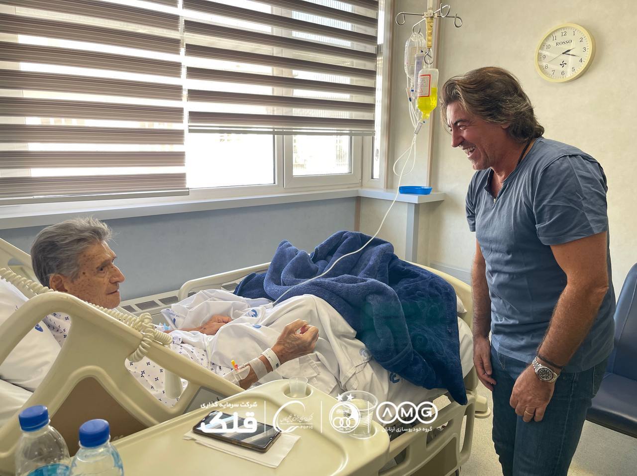 عیادت ساپینتو از پیشکسوت استقلال +ویدیو