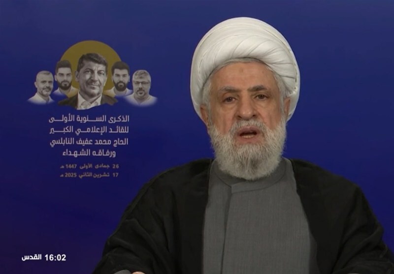 نعیم قاسم: اگر یک دست باشیم، اسرائیل از خاکمان خارج میشود نعیم قاسم: اگر یک دست باشیم، اسرائیل از خاکمان خارج میشود