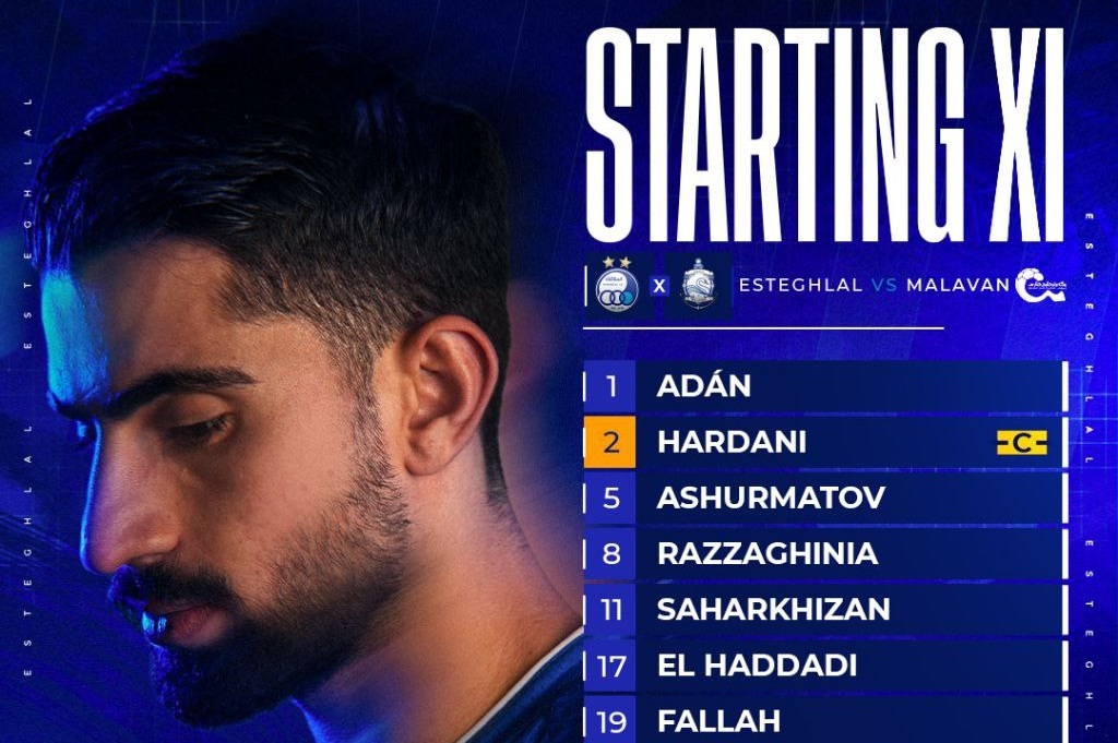 ترکیب استقلال برابر ملوان اعلام شد ترکیب استقلال برابر ملوان اعلام شد