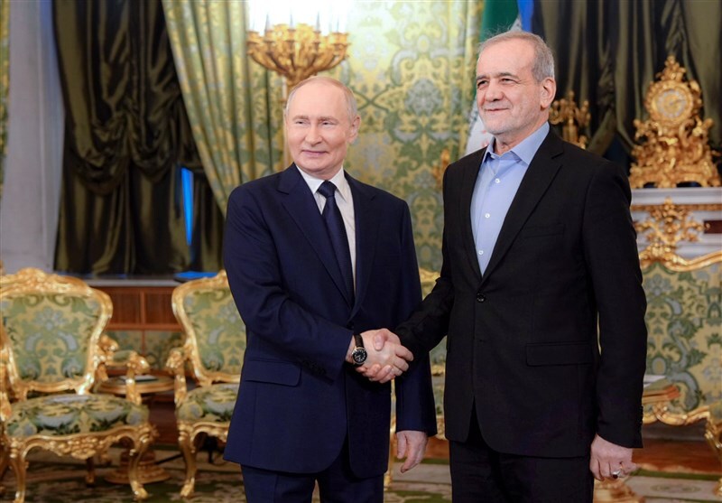 پزشکیان و پوتین؛ دیدار در ترکمنستان