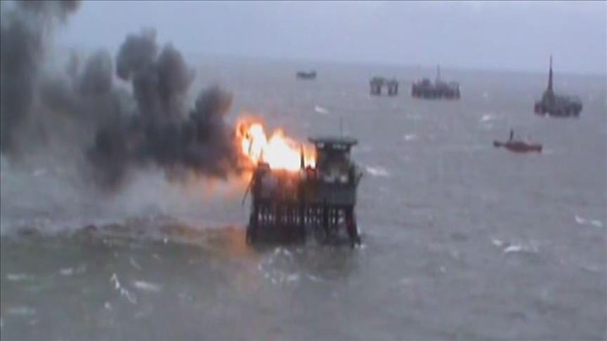 حمله اوکراین به سکوی نفتی روسیه در دریای خزر