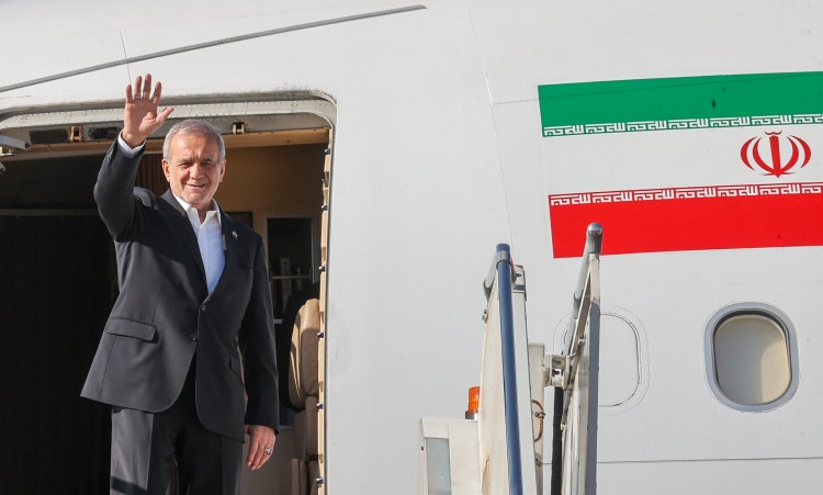 پزشکیان، قزاقستان را به مقصد ترکمنستان ترک کرد