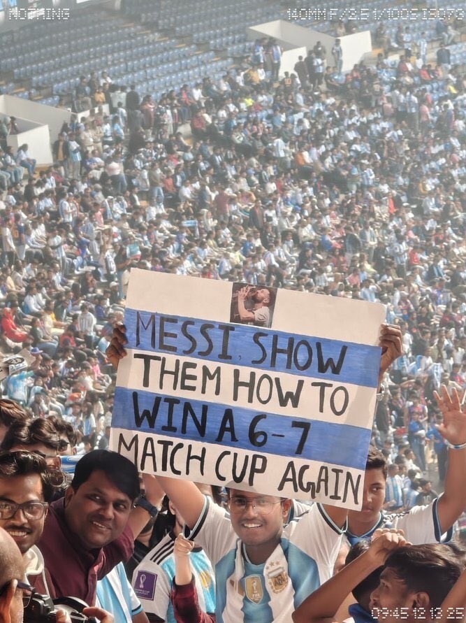 هرج و مرج در هند به خاطر «مسی» +عکس