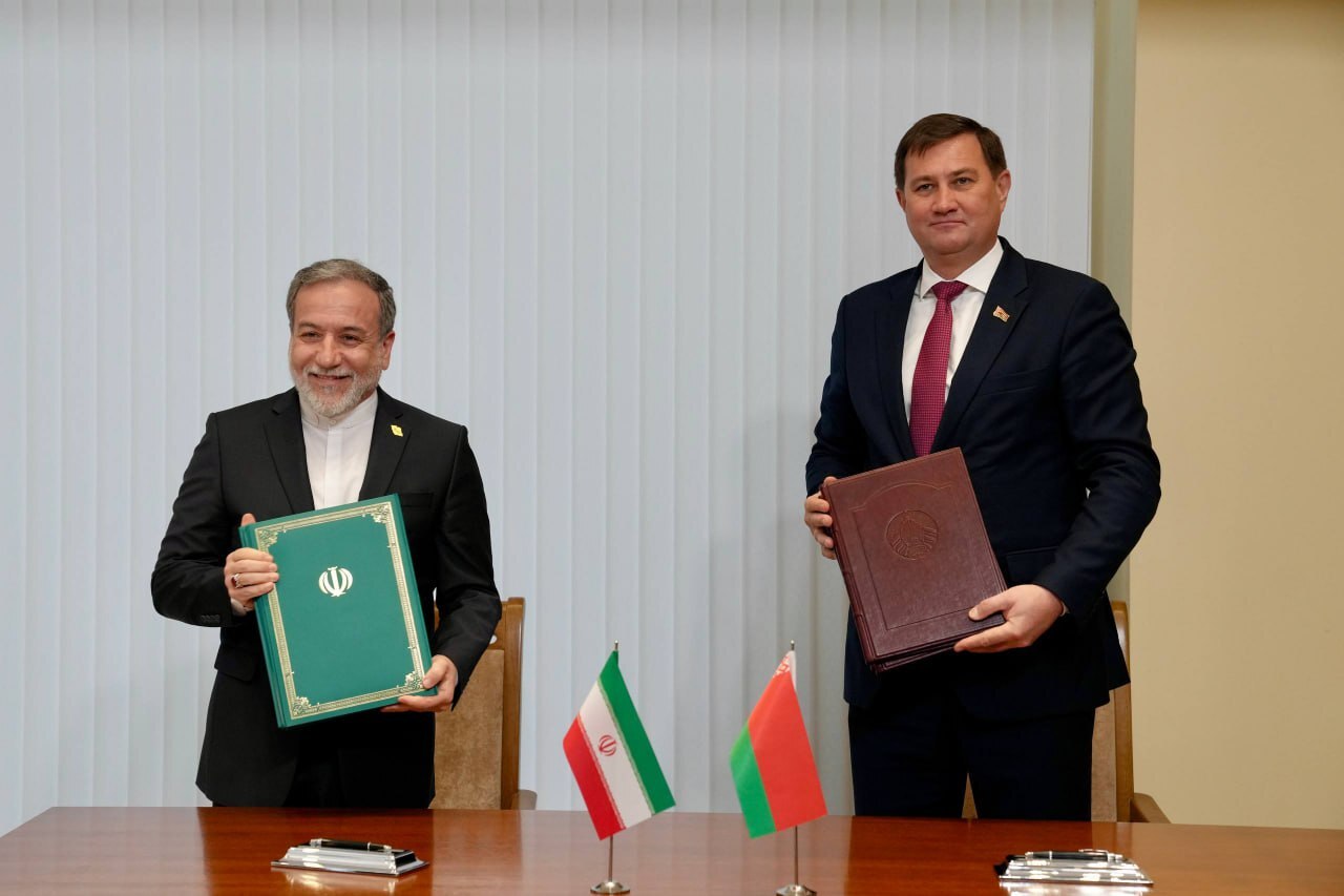 دیدار عراقچی با رئیس‌جمهور و وزیر خارجه بلاروس