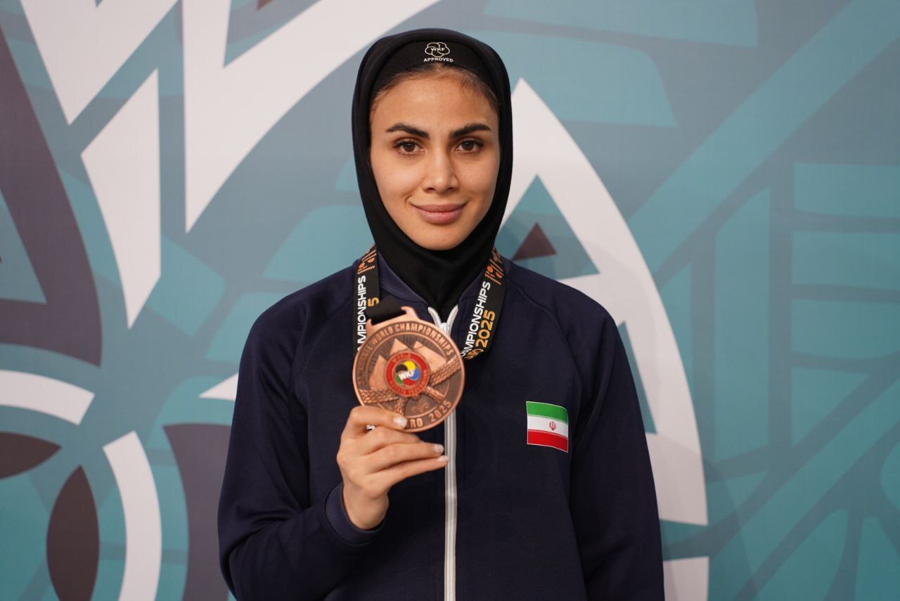 مدال برنز سارا بهمنیار در قهرمانی جهان +ویدیو